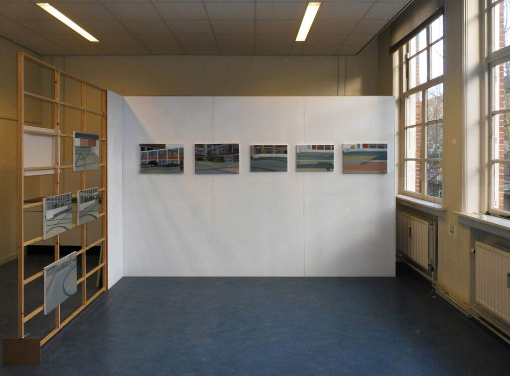 Petra Trenkel: Ausstellungsansicht 1,Borgerstraat , 2018