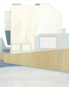 Petra Trenkel: Promenade, 2010, Aquarell auf Papier, 36 × 28 cm